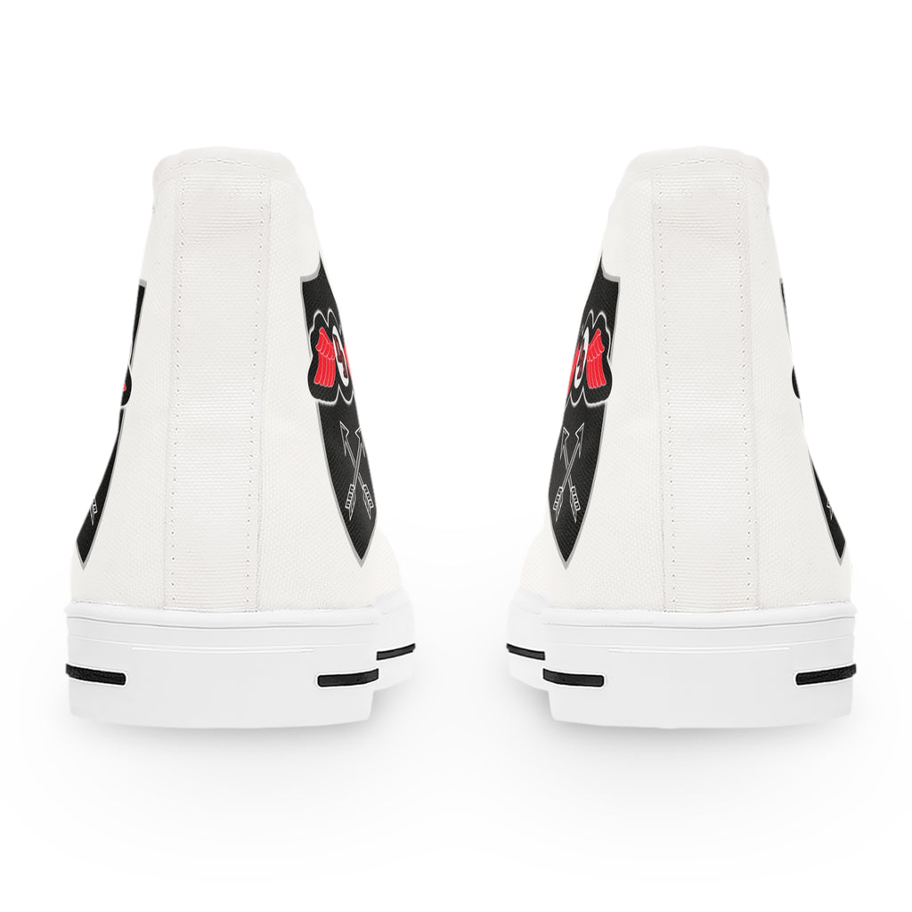The Valkyrie Ascendant: Society Women's High Top Sneakers
