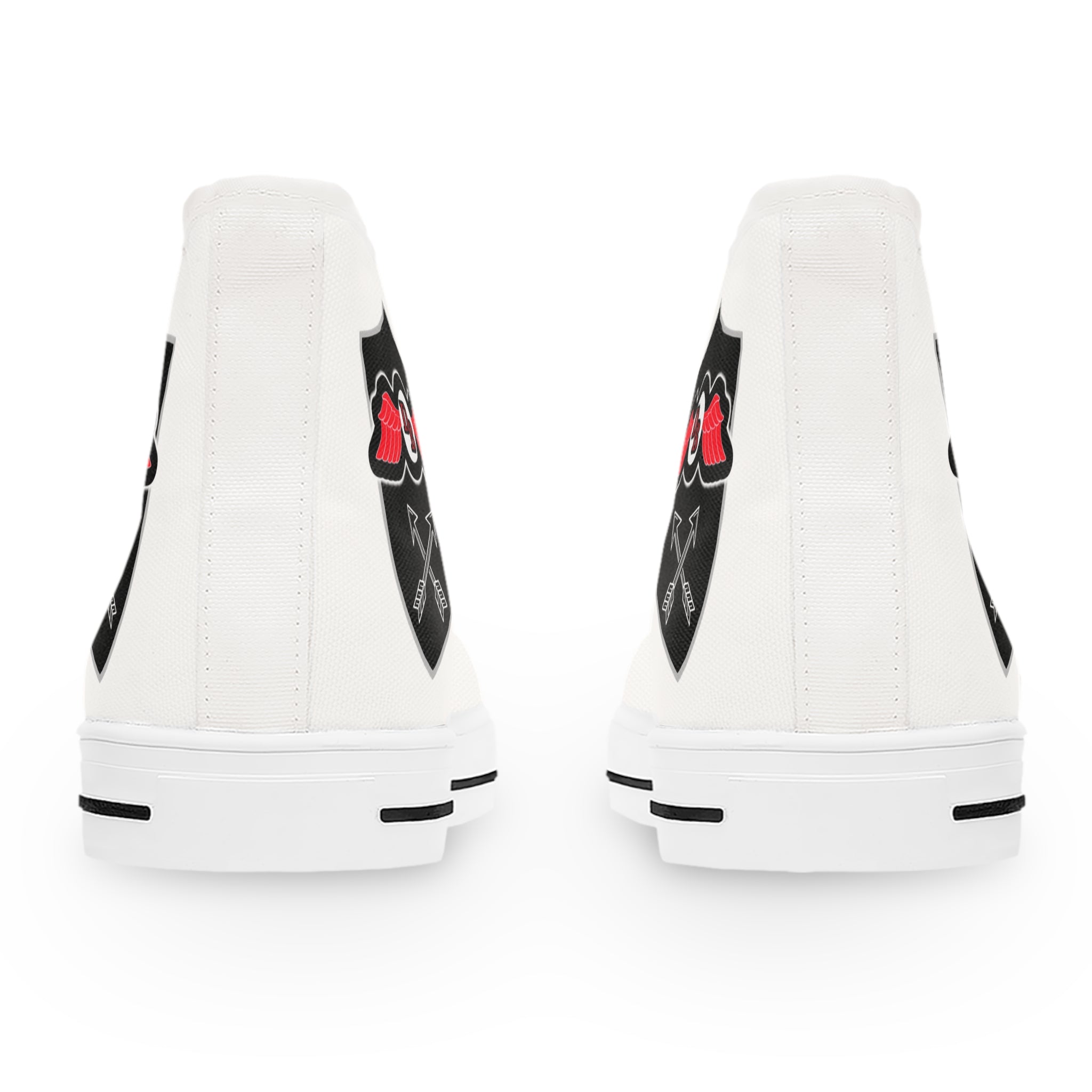 The Valkyrie Ascendant: Society Women's High Top Sneakers