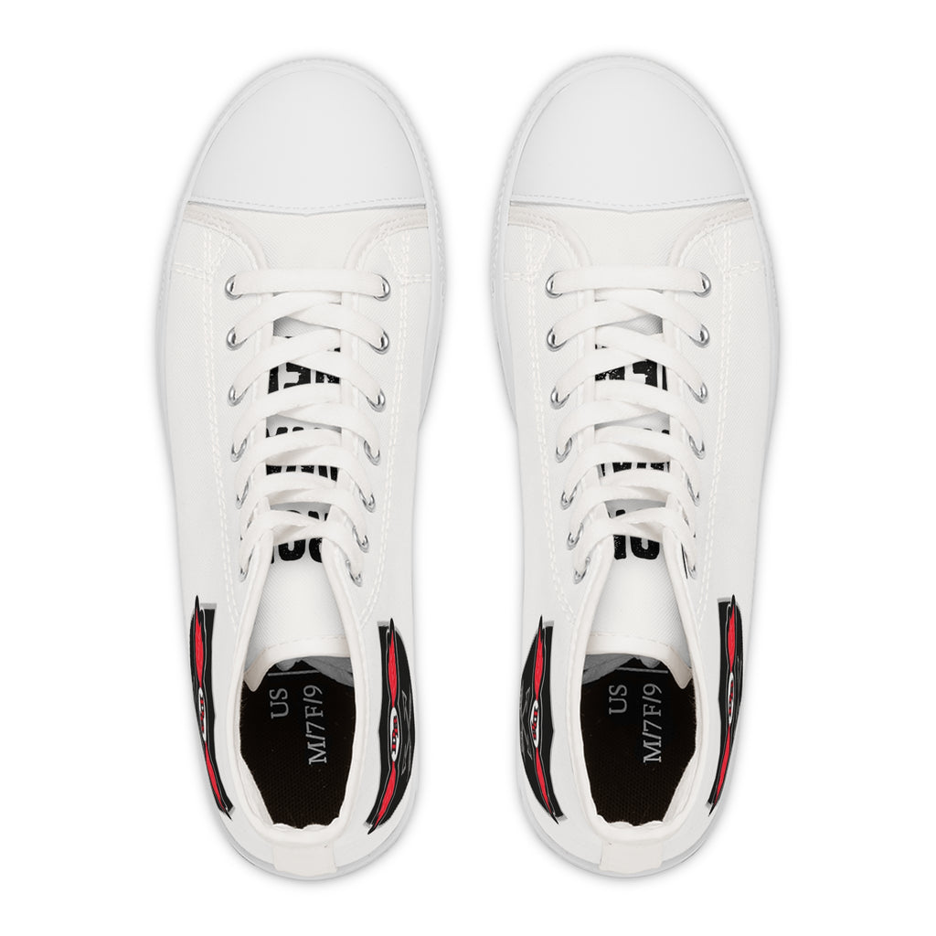 The Valkyrie Ascendant: Society Women's High Top Sneakers